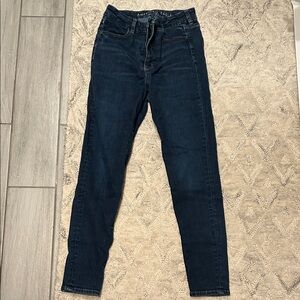 American Eagle Outfitters Women's Deep Indigo Skinny Jeans